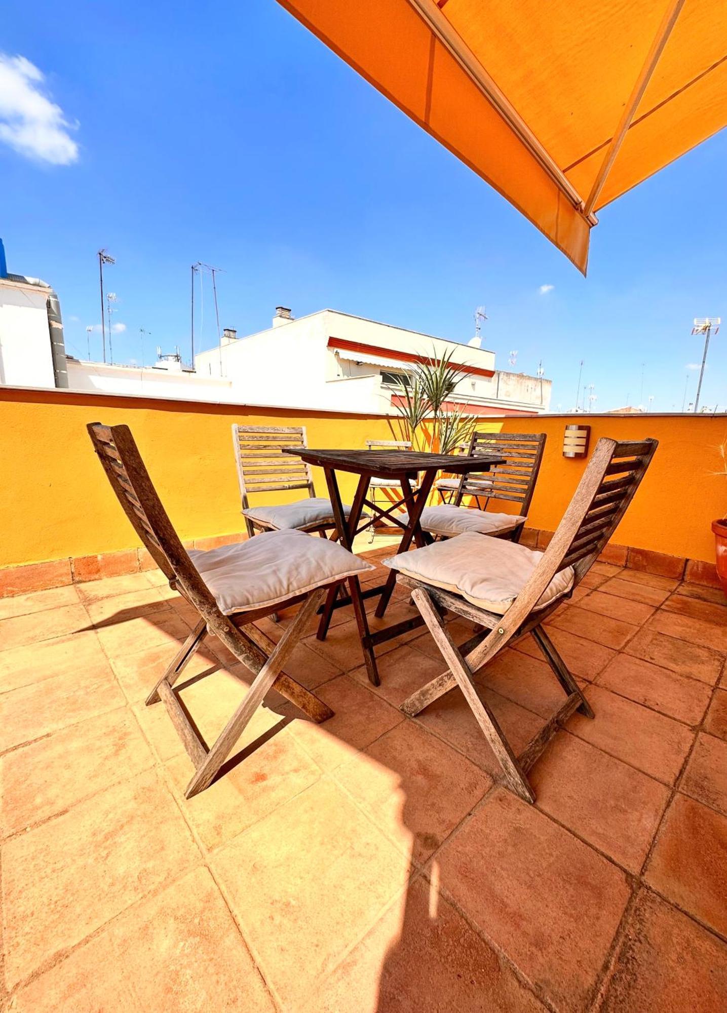 Penthouse Near Cathedral Private Rooftop Private Parking Séville Extérieur photo